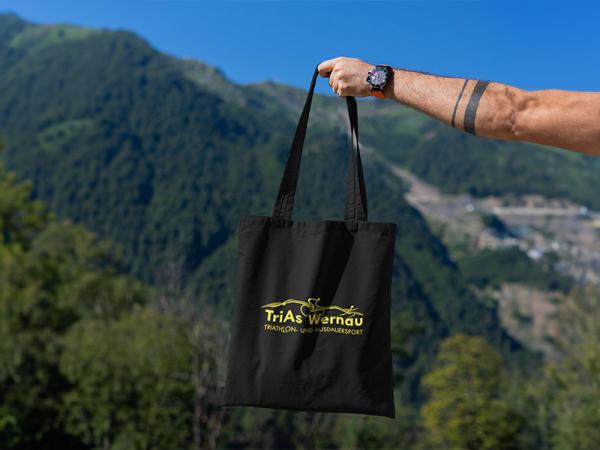 Bio-Baumwolltasche "VO2max" schwarz